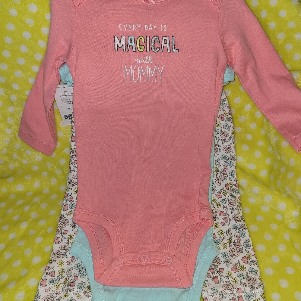 Carters 3pc Set 9 months NWT